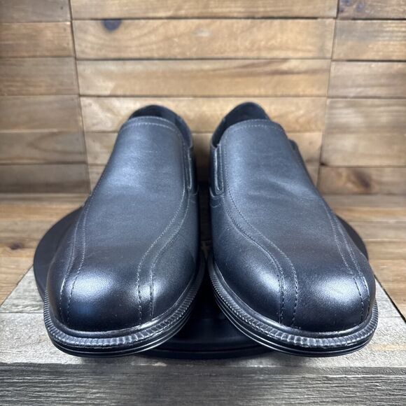 Skechers Mens Size 11 Black Work Relaxed Fit Gretna Slip Resistant Slip On Shoes - Picture 2 of 10